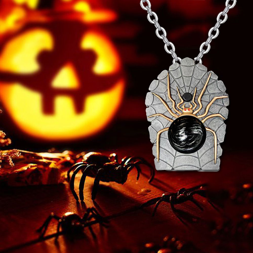 Halloween Pendants, Spider Pendants, Pendant Jewelry
