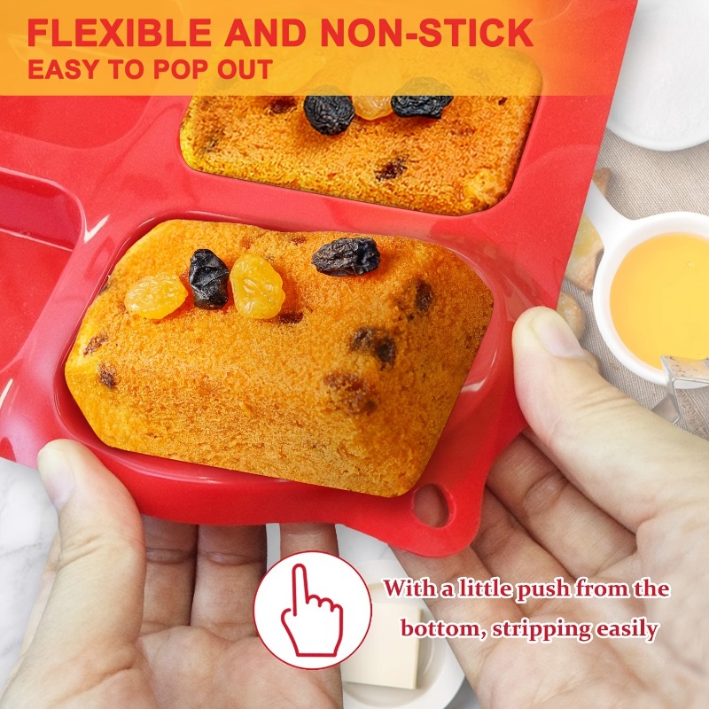 Non Stick Silicone Mini Muffin & Cupcake Baking Pan 24 Cup , Bpa Free, 100%  Silicon & Dishwasher Safe Bakeware