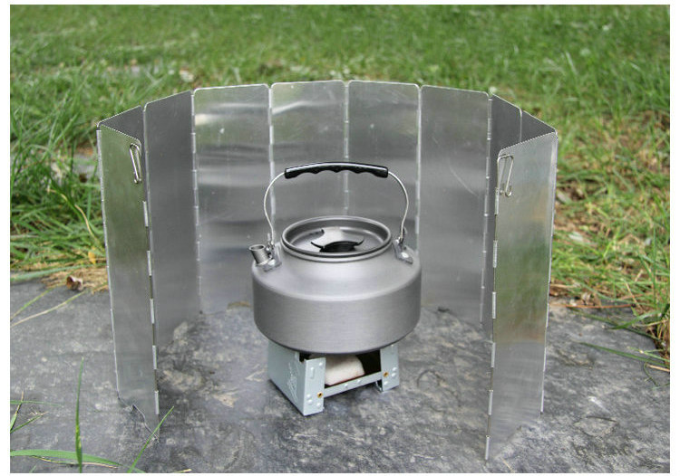 Grill Wind Blocker, Aluminum Alloy Wind Shield For Camping And