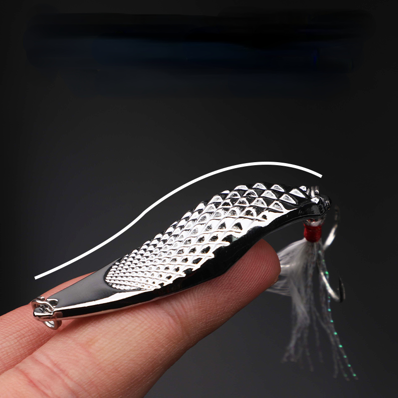 Bionic Feather Fishing Hooks Single Anchor Kit Saltwater - Temu Canada