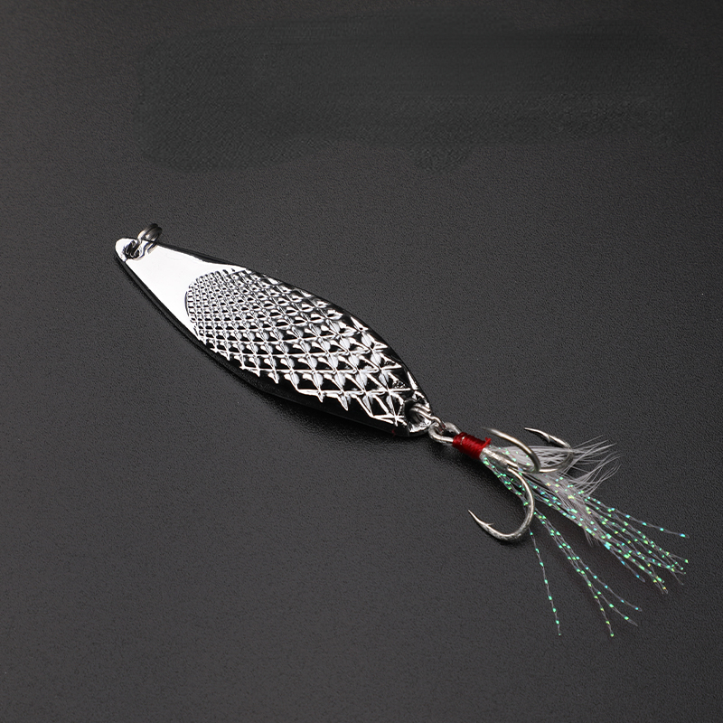 Durable Metal Fishing Lure Feather Treble Hooks Perfect Pike - Temu United  Kingdom