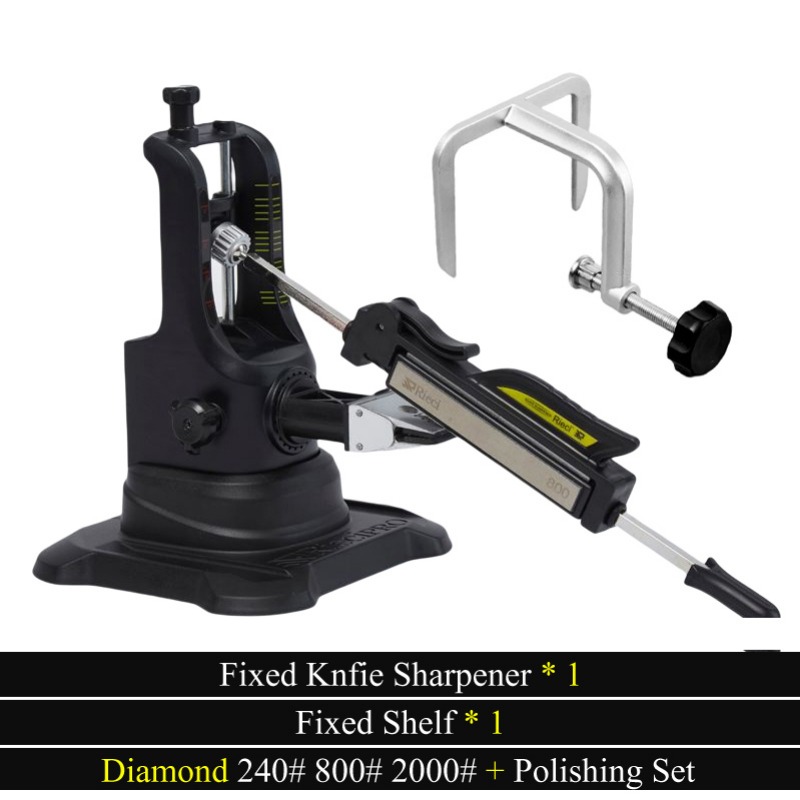 RIECI Knife Sharpener System Fix angle + diamond sharpening stone
