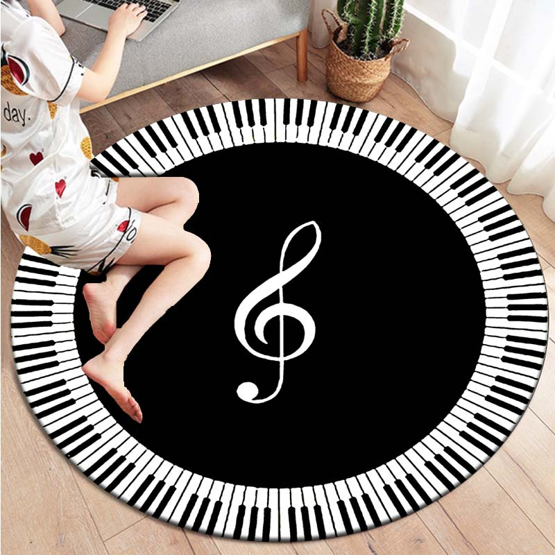 1pc Music Note Carpet, Home Decoration Non-slip Absorbent Floor Mat, Large  Area Rugs For Home Painting DIY Tool Decorative Crafts, Home Decor Room Dec