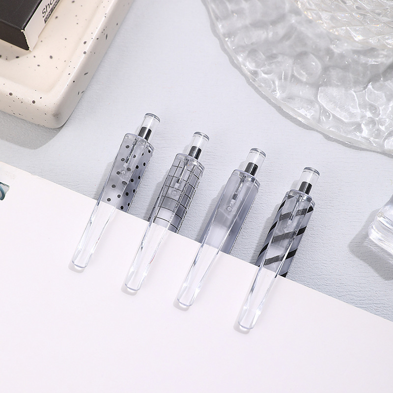 Retractable Neutral Gel Pen Student Stationery Pen Spring - Temu