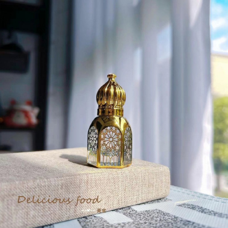 Behälter für ätherische Öle, Duftbehälter, leere, nachfüllbare Flaschen,  goldene Schmetterlings-Parfümflasche
