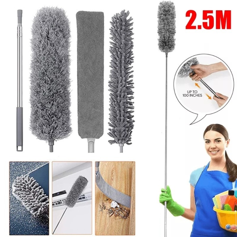 Brosse À Plumeau Télescopique Réglable De 280cm/110 Pouces, Fouet À  Poussière Pliable, Outils De Nettoyage Ménager, 1 Pièce - Temu France