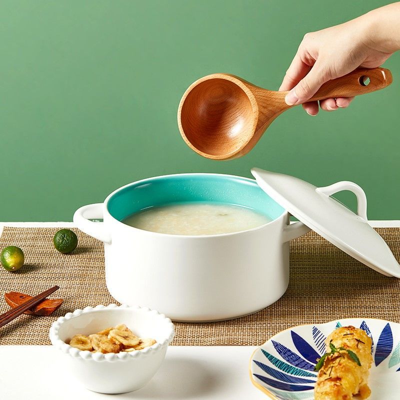 Wooden Lidcooking Utensils, Wooden Kitchen Soup Pot