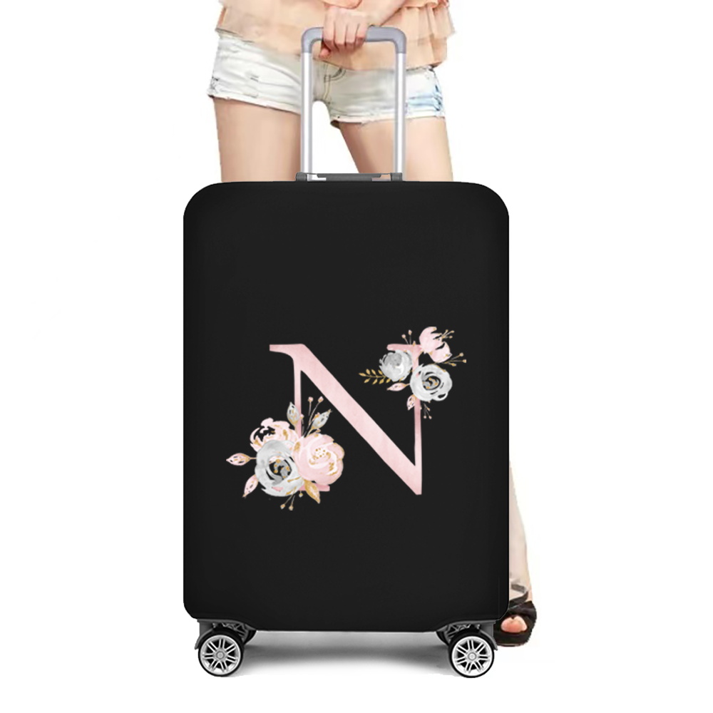 Funda para equipaje de viaje, protector de maleta, diseño floral  tradicional mexicano, se adapta a fundas de equipaje de 18 a 32 pulgadas,  elasticidad