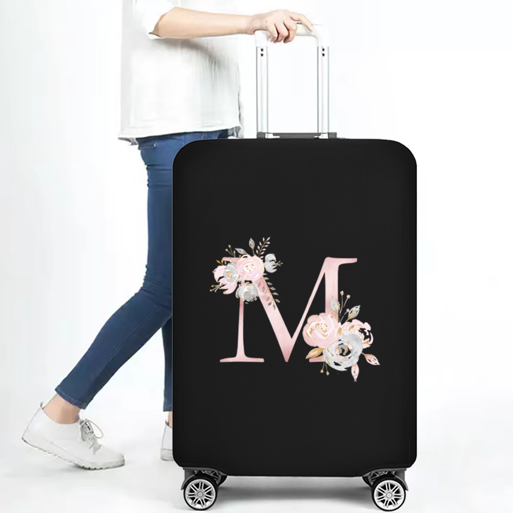 Protection Valise élastique DOTBUY Housse Protection Valise - 3D Élastique Anti-rayures L (26-28 Pouces) étui Bagage Voyage