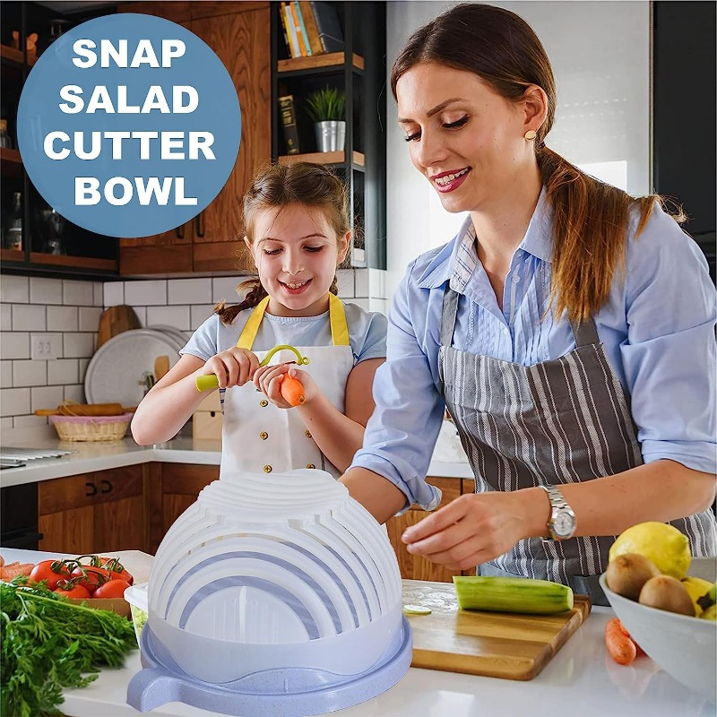 Creative Snap Salad Cutterbowl Veggie Choppers Dicers Non-Toxic