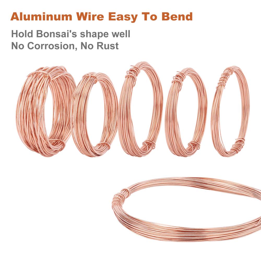 5 Size Jewelry Wire 18, 20, 22, 24, 26 Gauge Jewelry Copper Wire Kit  Jewelry Beading Wire Bendable Craft Metal Wire for Jewelry Making Crafts