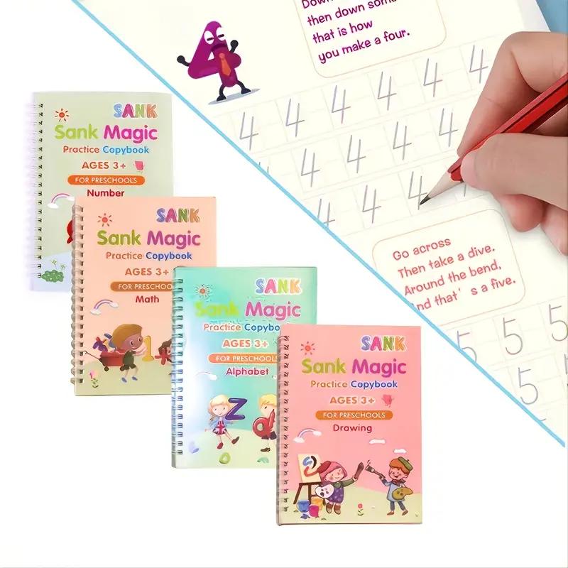 2023 Children's Copybook ,Kids Practice Book, Magic Word Book ,Early  Education Workbook for Kids Gift - AliExpress