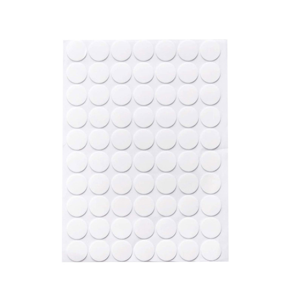 Double-Sided Adhesive Dots Transparent Double-Sided Tape Stickers Round Acrylic No Traces Strong Adhesive Sticker Waterproof Dot Sticker for Craft DIY