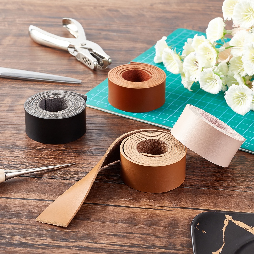 1 Roll PU Leather Ribbon, Faux Leather Straps For Bags Jewelry DIY Crafting  Making, Coconut Brown, 20x1mm, About 78.74inch/roll