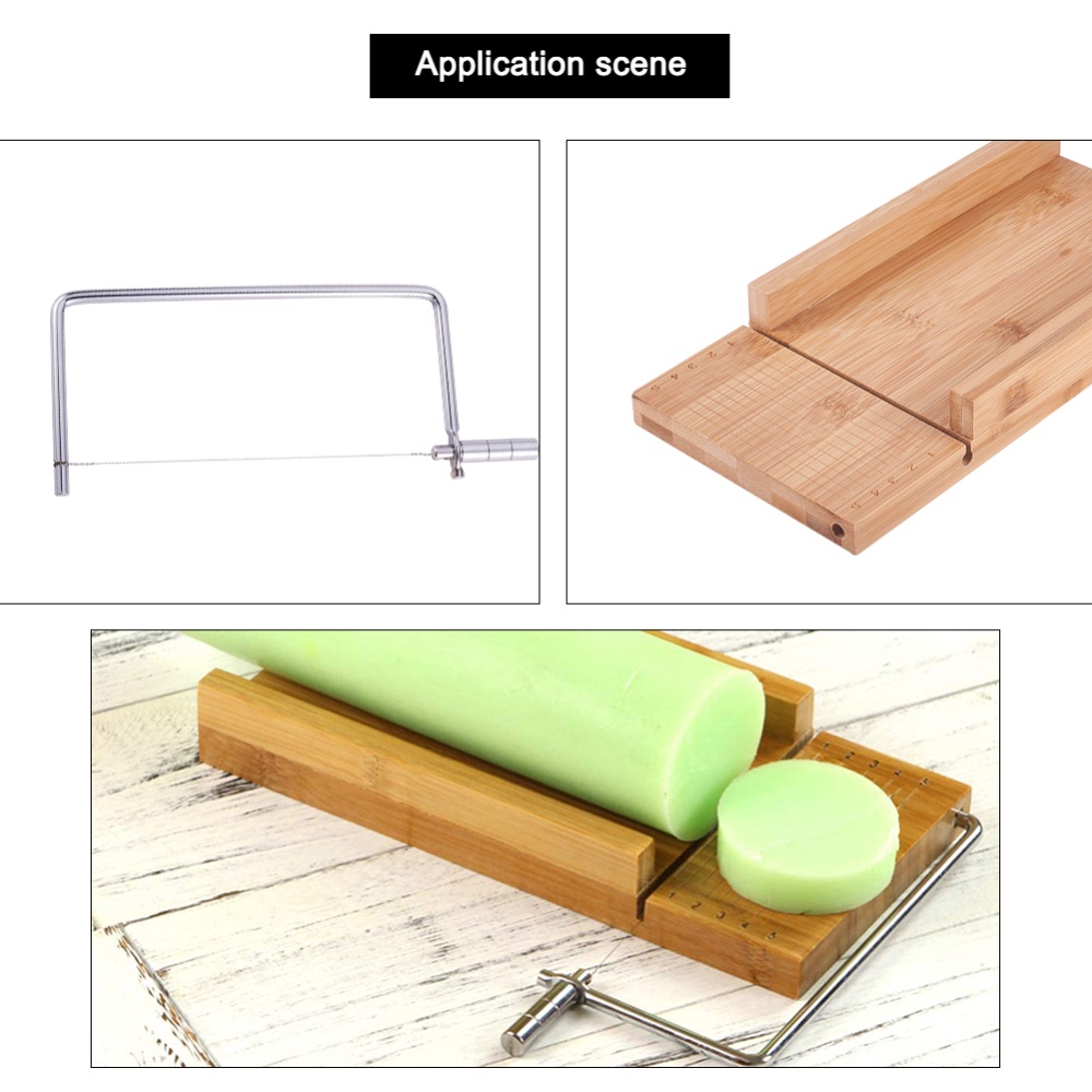 1 Set Wooden Soap Cutter, DIY Handmade Soap Cutting Tool, Rectangle Loaf  Mould With Wire Slicer For Handmade Craft Soap Making Tool, BurlyWood,  119x24