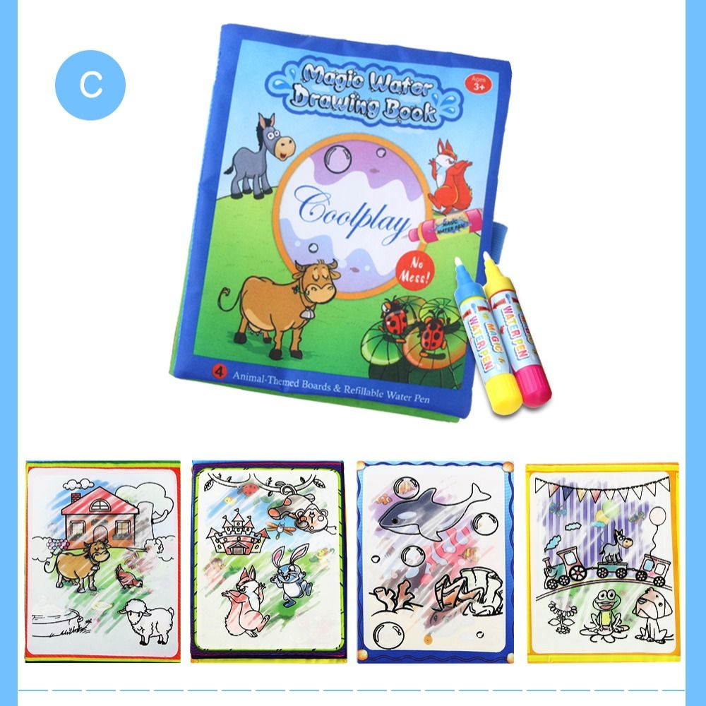 COOLPLAY Magic Water Drawing Book Coloring Book Doodle