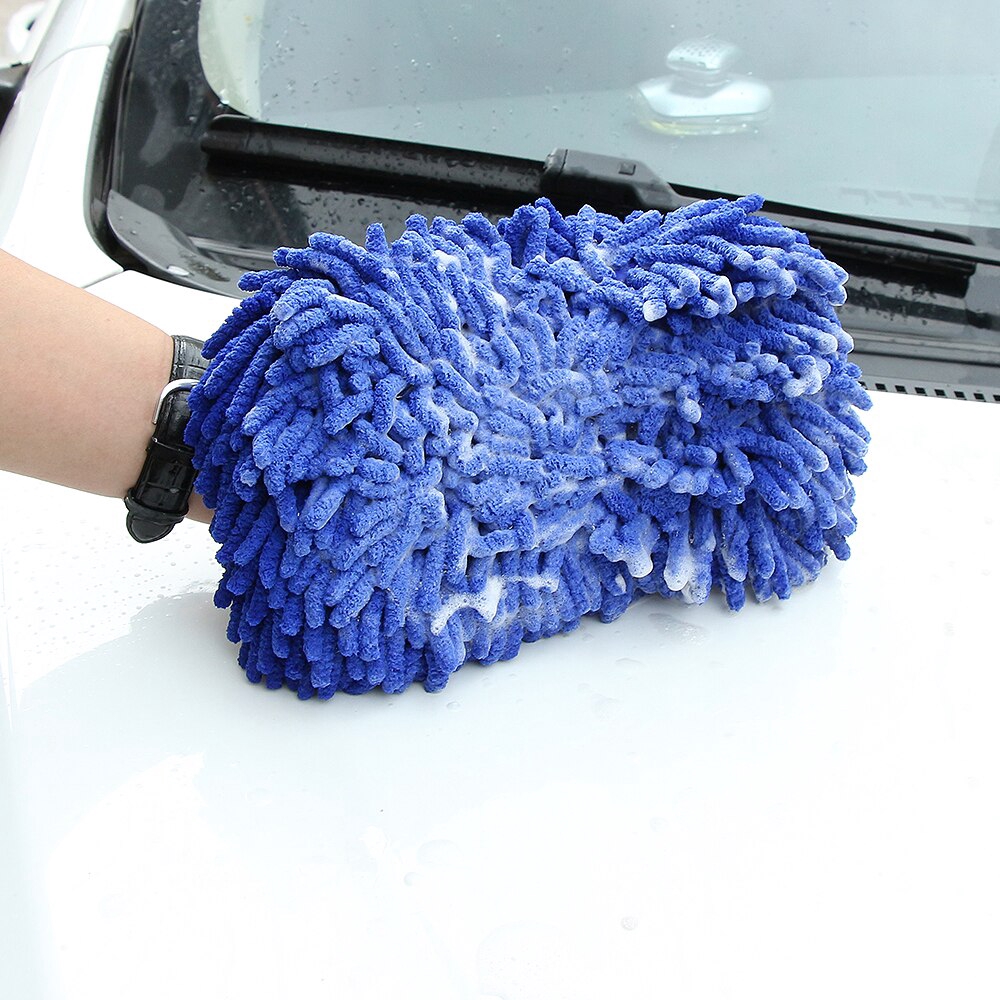 Cepillo de esponja para lavado de coche, microfibra de chenilla