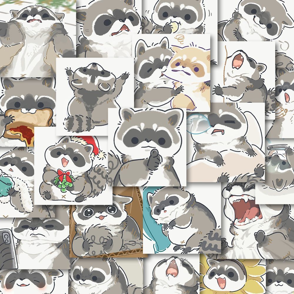 Raccoon Stickers!
