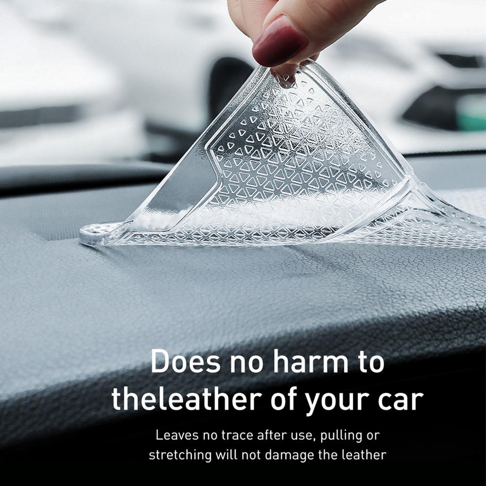 Universal Foldable Car Phone Holder with Anti Slip Mat - Dashboard Pad
