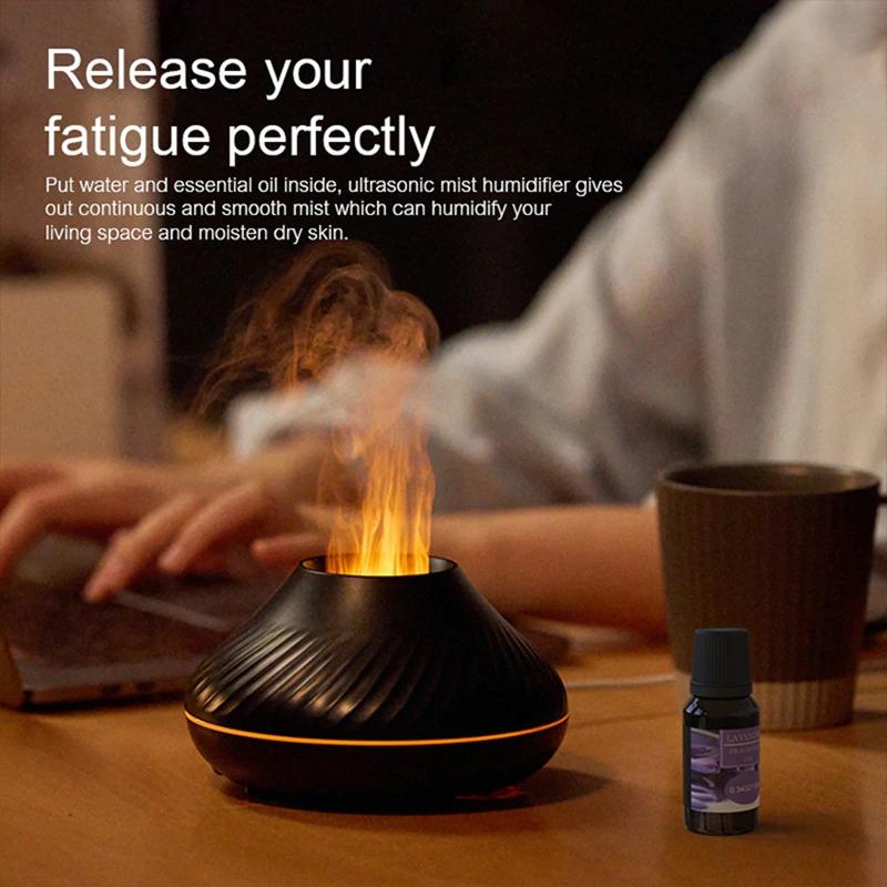 Volcano Essential Oils Diffuser With Colorful Light usb Air - Temu