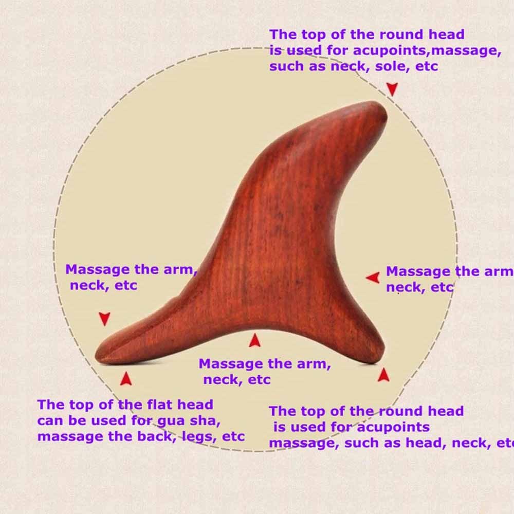 Wood Trigger Point Massage Gua Sha Tools Professional Lymphatic