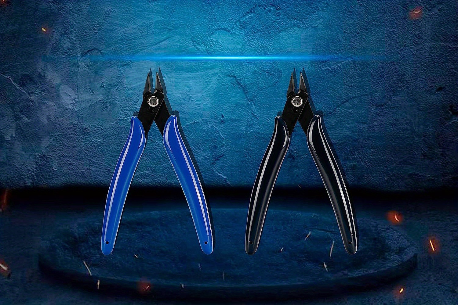 Wire Cutters Micro Flush Cutter Zip Tie Cutters 2 Pack 5 Inch Precision  Wire Clippers Hobby Snips Small Side Cutting Pliers for Jewelry Making