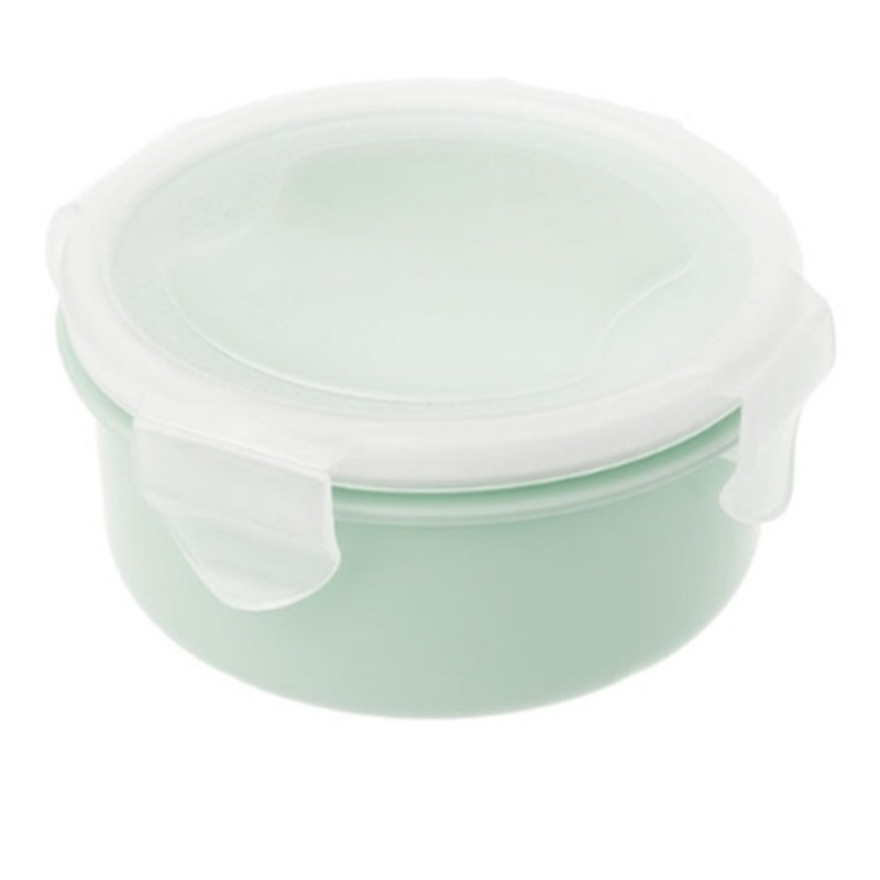 1pc Plastic Lunch Box, Minimalist Clear Multifunction Food Storage