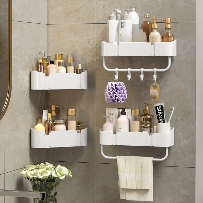 Corner Punchfree Hanging Storage Shelves, Stable Storage Racks For  Toiletry, Air Fresheners, Bath Ball, Scented Candles, Household Storage  Organizer For Hallway, Bathroom, Home, Dorm, Shelves For Wall - Temu France