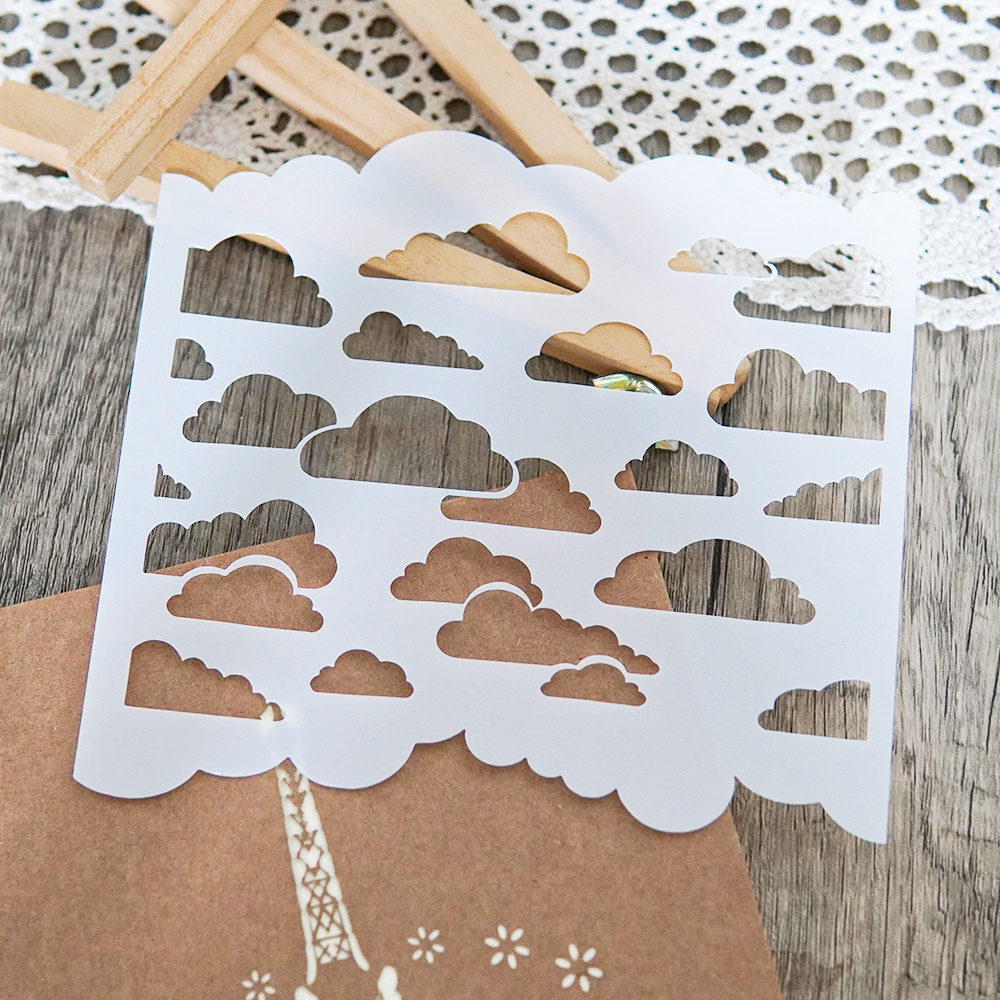 Cloud Plastic Embossing Folders For Card Making Scrapbook DIY Album Card  Tool Plastic Template Craft supplies
