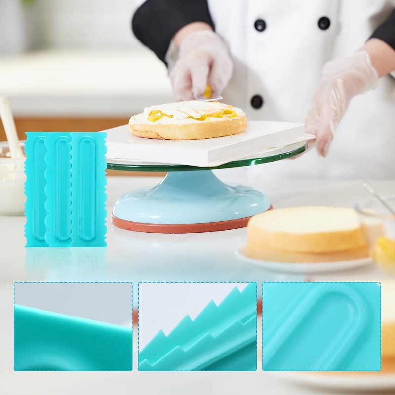Grattoir en Silicone pour grands gâteaux, crème à gratter, grattoir en  Silicone pour la cuisson à domicile