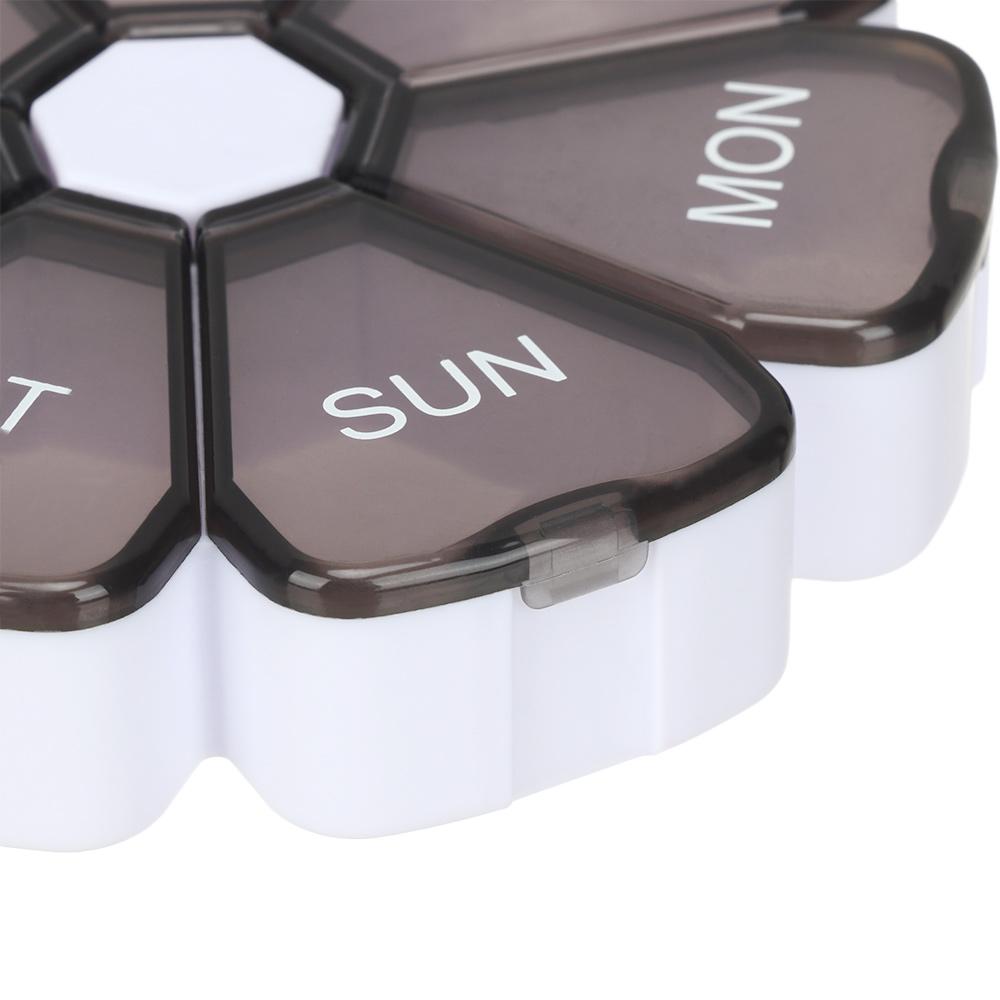 7 Day Pill Box Case Holder Weekly Dispenser Medicine Tablet Storage  Organiser