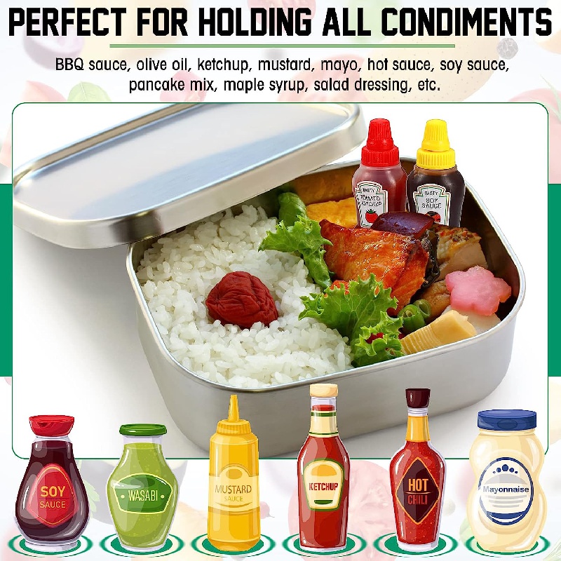 Mini Condiment Bottles Ketchup Squeeze Bottles With Animal - Temu