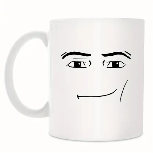 woman face mug - Roblox