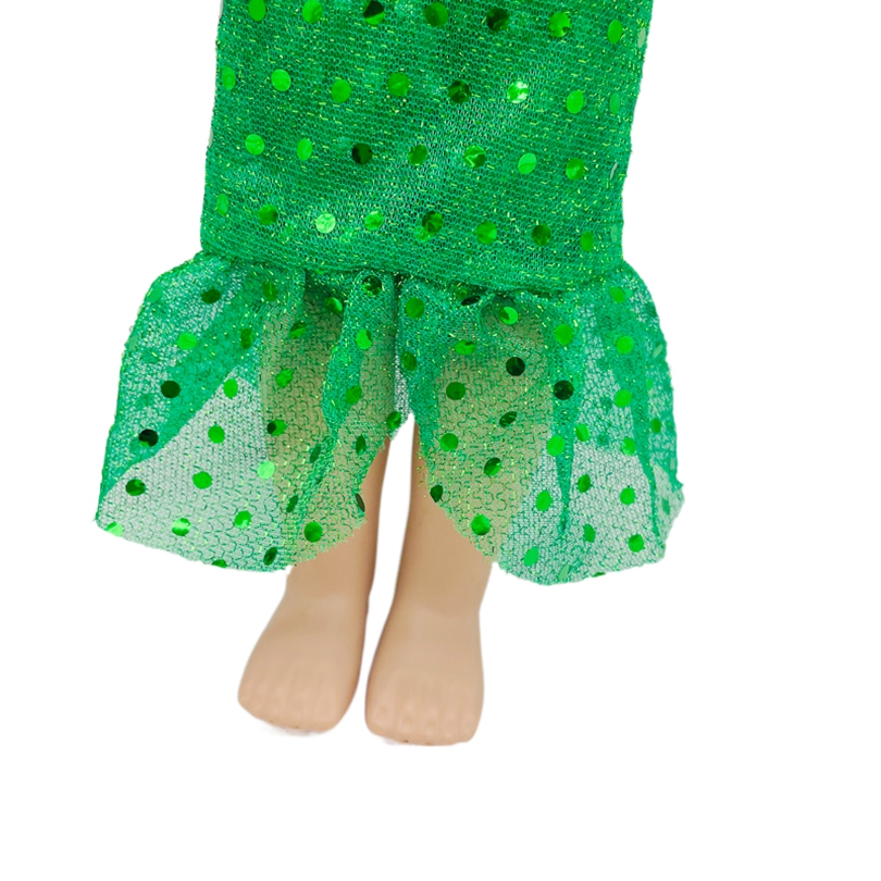 Baby Doll Clothes Accessories Cute Mermaid Pattern Dress - Temu