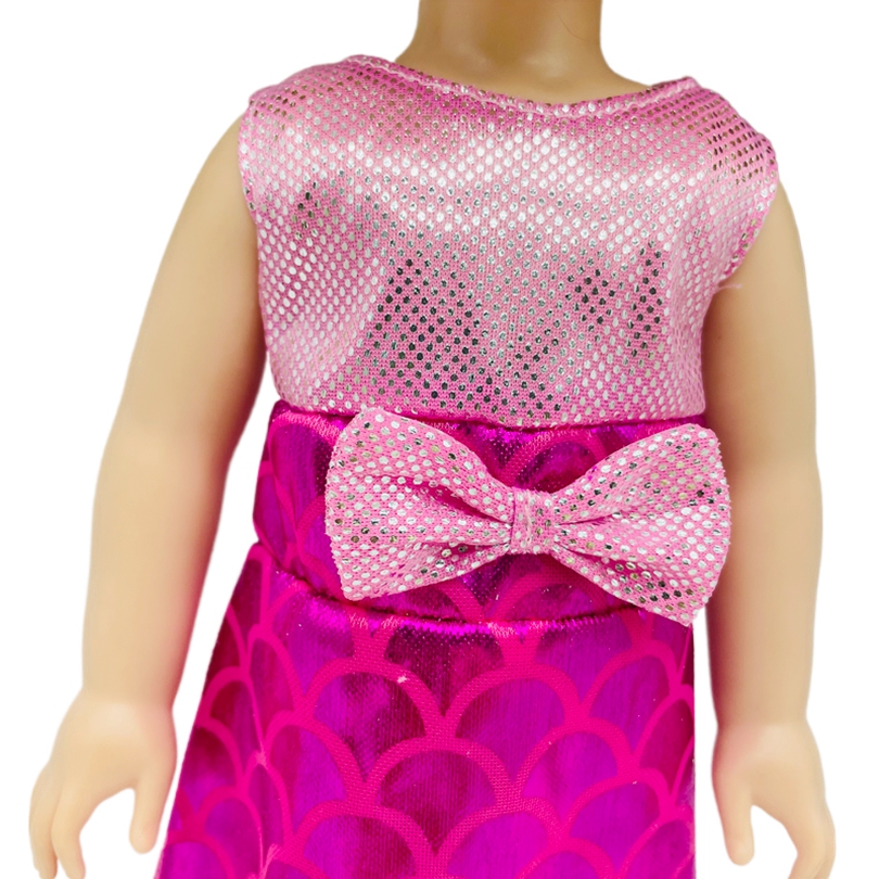 Baby Doll Clothes Accessories Cute Mermaid Pattern Dress - Temu