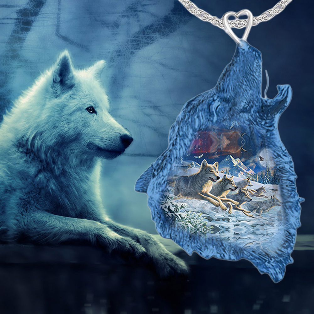 Wolf clearance pack necklace