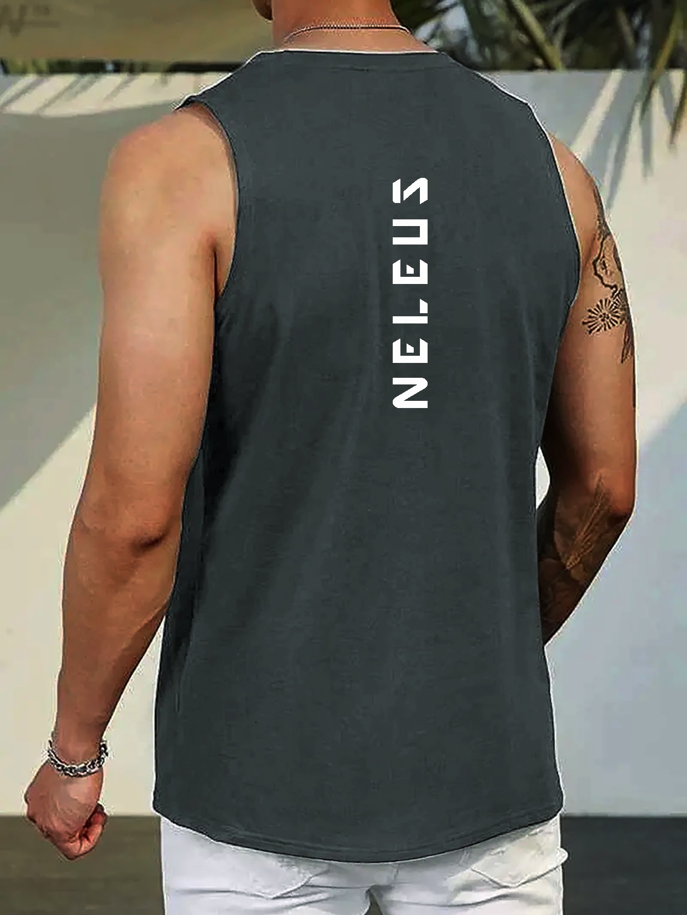  NELEUS Mens 3 Pack Dry Fit Loose Fit Muscle Tank Gym Shirt