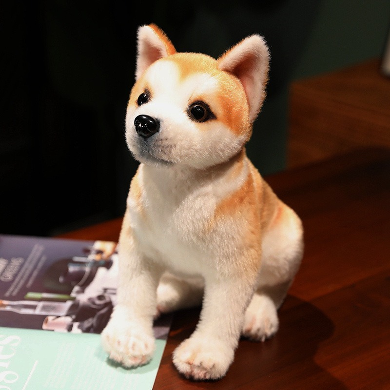 Akita Cuddly Toy, Simulation Doll, Dog Room Decor