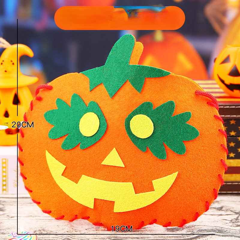 Halloween Pumpkin Bag DIY Craft Kit for Kids