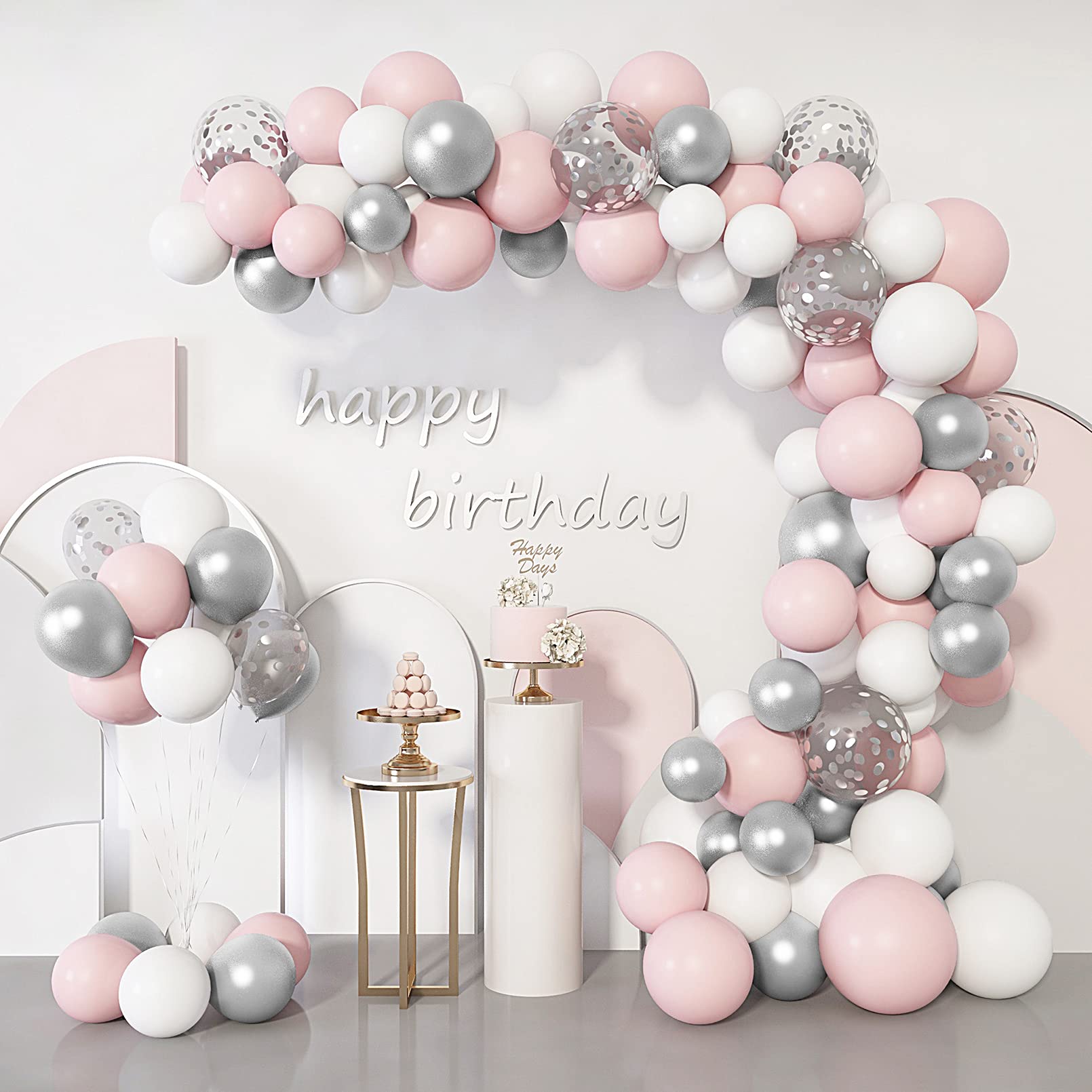 23 Piezas Conjunto De Globos De Cumpleaños De Niña De 1 Año Con Corona Rosa  De 42 Pulgadas Y Números Para Decoraciones De Fiesta De Cumpleaños Y Baby  Shower, Mode de Mujer