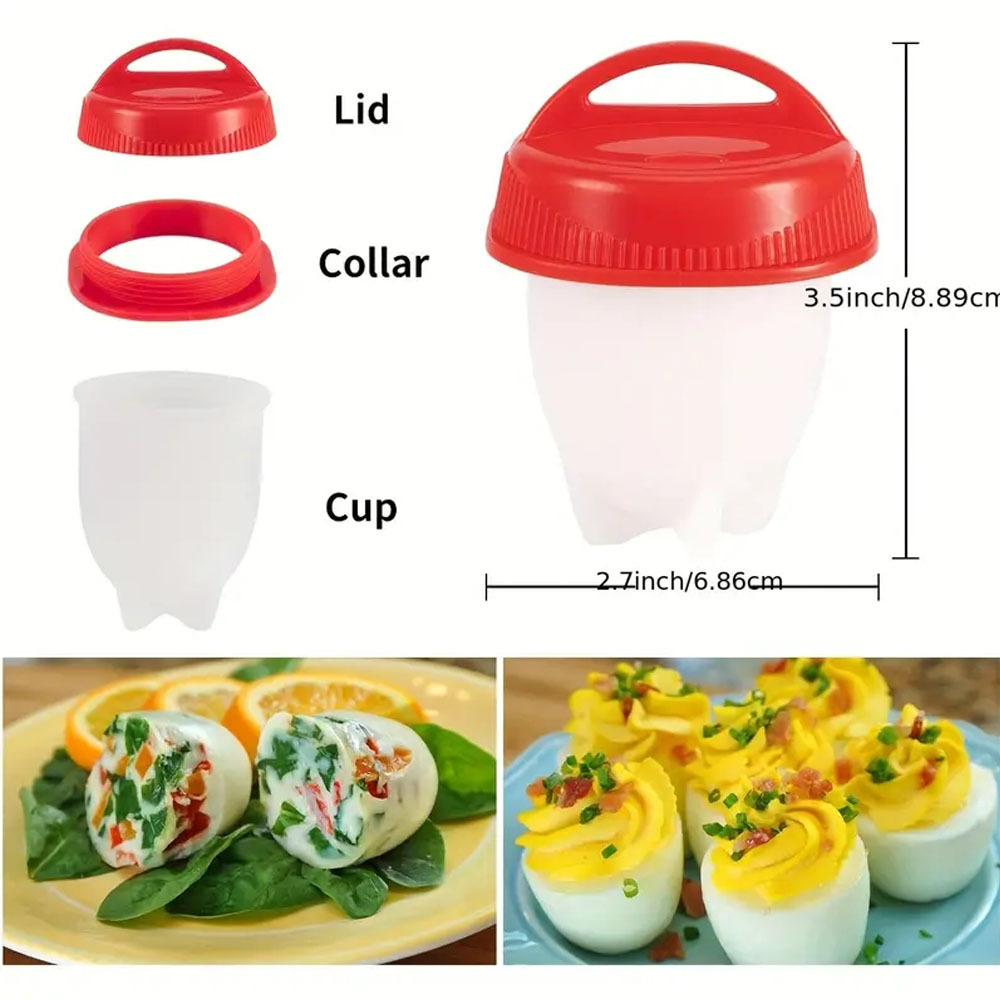 Silicone Egg Cooker Hard Boiled Egg Maker Silicone Egg - Temu