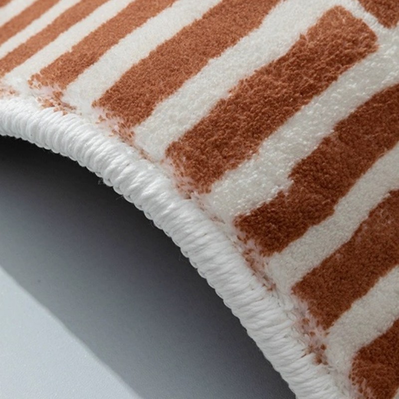 Retro Square Brick Floor Mat Soft Carpet Non-slip Carpet Bedroom Blanket