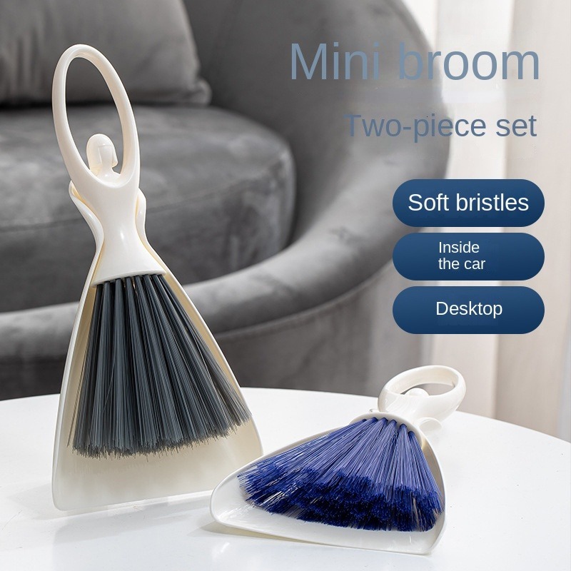 Mini Hand Broom Set Cleaning Tool Whisk Broom for Desk and Car Countertop  Home