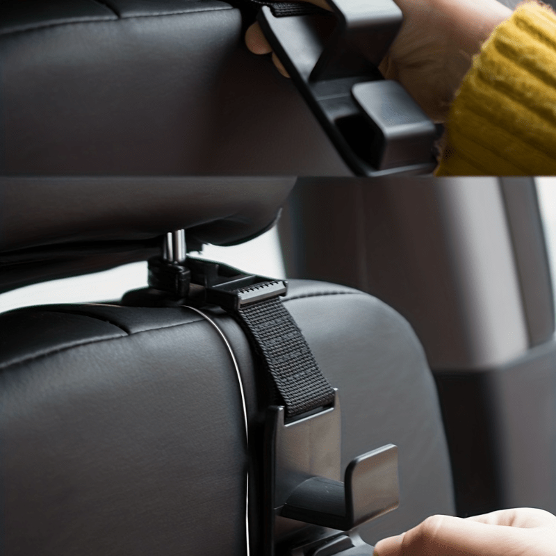 Crochets d'appui-tête magiques pour voiture, support de crochet  d'appui-tête pour sac à main pour organisateur de siège de voiture derrière  le crochet