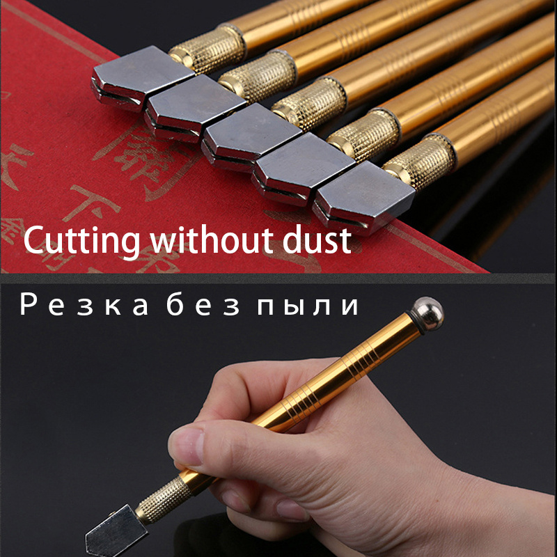 Glass Cutter Set Pen Knife Glass Cutter Professional Color Glass Cutting  Tool