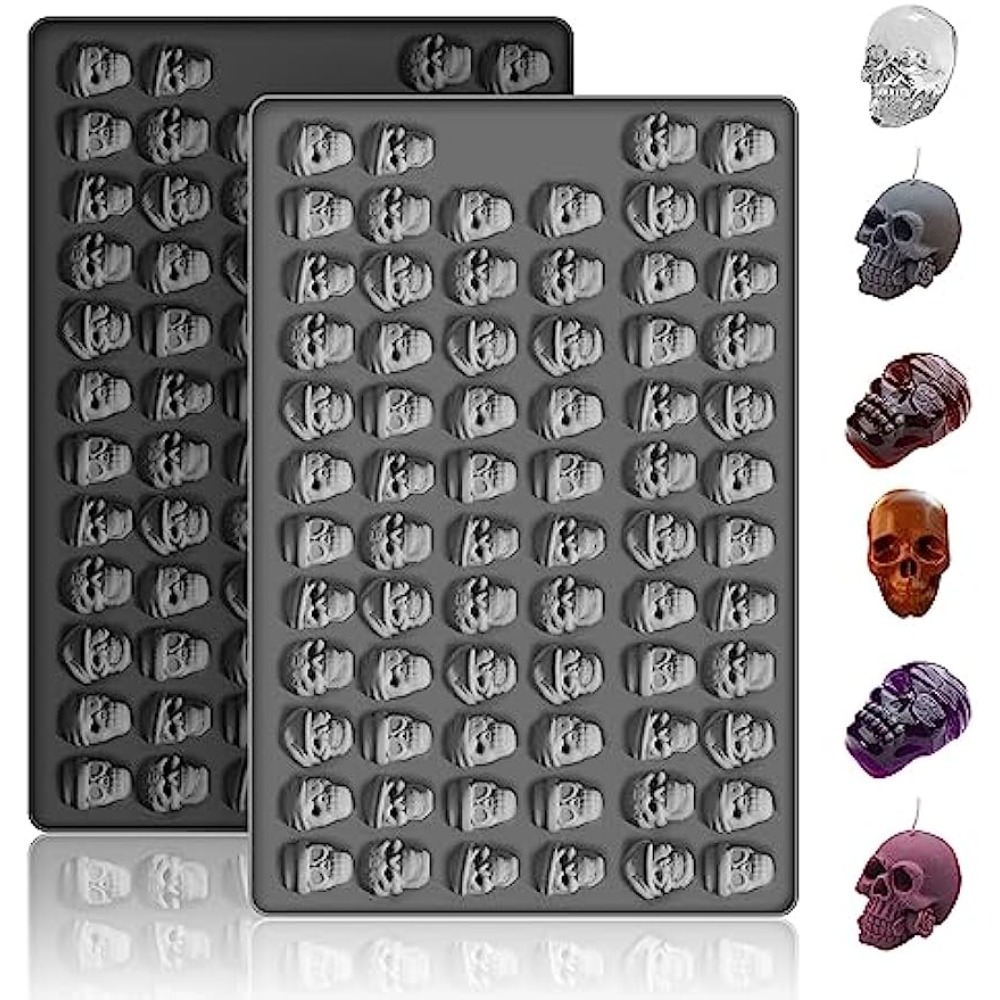 Reusable Gummy Skull Candy Mold Mini Skull Silicone Mold - Temu