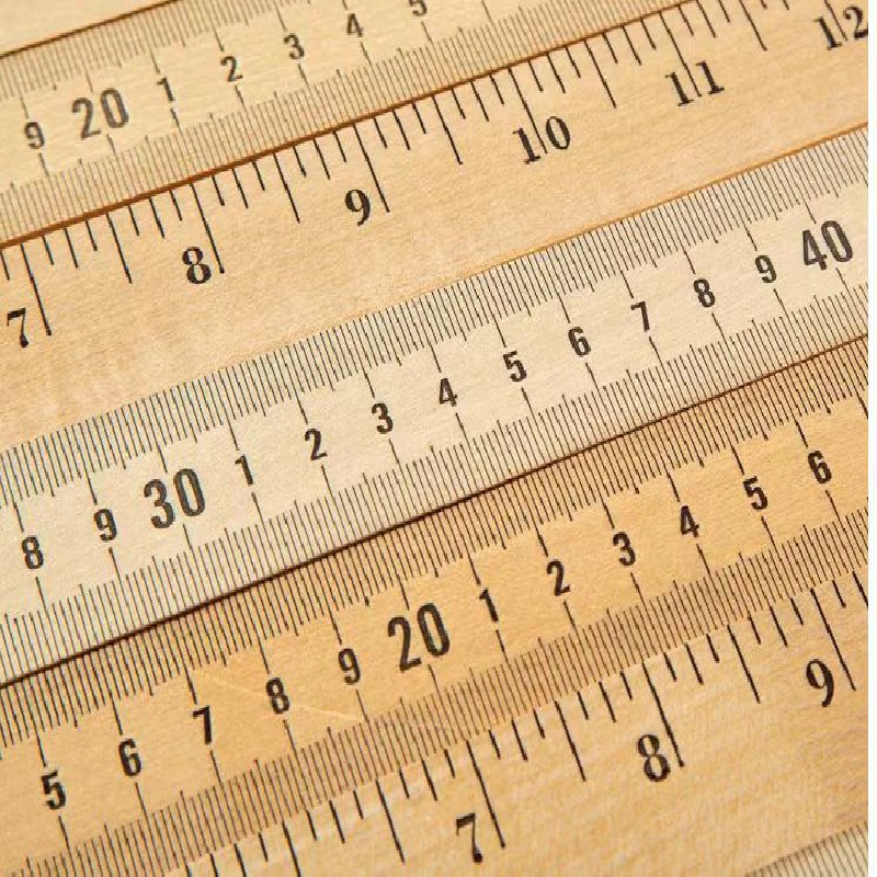 12 x Wood Ruler Student Rulers Wooden School Rulers Office Ruler Measuring  Ruler, 2 Scale (12 Inch and 30 cm) - AliExpress