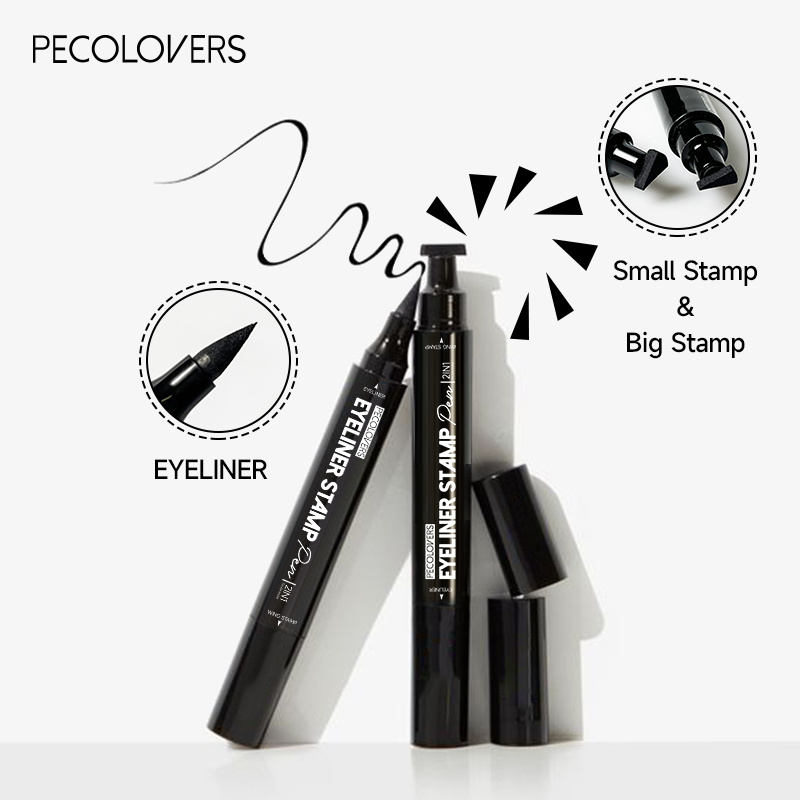 Liquid Eyeliner Stamp Pen Waterproof Fast Drying Black Eye - Temu