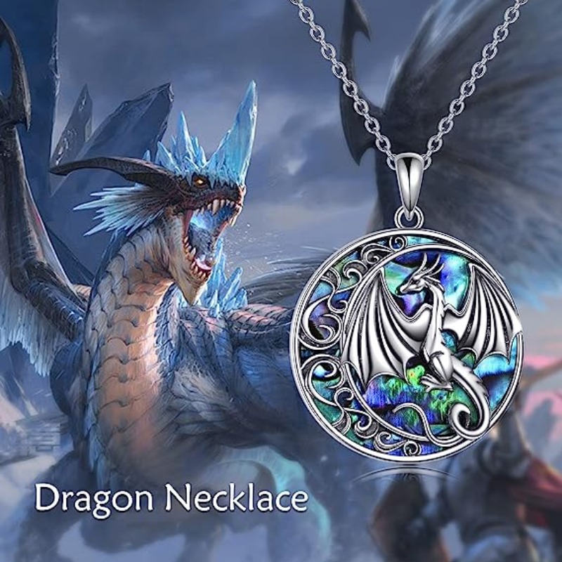 Dragon 2024 moon necklace