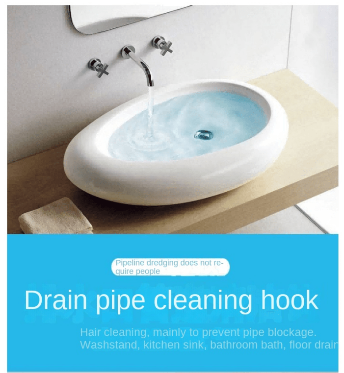 Sewer Hair Drain Blockage Remover, Pipeline Dredging Tool, Sewer Drain Hair  Removal Tool, Kitchen Sink, Bathroom Bathtub Tool - Temu